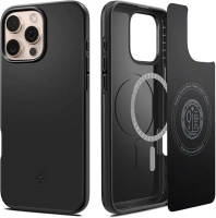 Spigen Thin Fit MagFit Case for iPhone 16 Pro Max, Compatible with MagSafe Accessories - Black