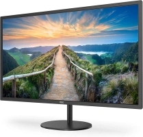 AOC Q32V4 - 32 inch QHD Monitor, 75Hz, 4ms, IPS, Adaptive Sync , speakers , FlickerFree (2560x1440@ 75Hz, 250 cd/m², HDMI 1.4 x 2, DisplayPort 1.2 x 1),BLACK