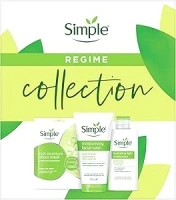 Simple Kind to Skin Regime Gift Set Facial Wash, Sheet Mask & Moisturiser Perfect for Any Occasion 3 piece