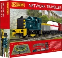 Hornby Train Set - R1279M Network Traveller Analogue OO Gauge Locomotives Model Railway Train Sets, Starter Electric Model Train Kits - Steam Engine Model Building Kits, 1:76 Scale Model Train Gifts