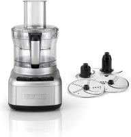 Cuisinart Easy Prep Pro | Compact Food Processor & Mini Chopper in 1 | Onion Chopper, Spice blender | Mix, Grind, Grate, Puree, Slicing | 2 work bowls in 1 - 0.7L & 1.9L | 2 speeds & pulse