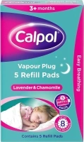 Calpol Vapour Plug Refill Pads Lavender & Chamomile 3+ Months, Pack of 5