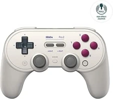 8Bitdo Pro 2 Bluetooth Controller for Switch, Hall Effect Joystick Update, Wireless Gaming Controller for Switch, PC, Android, and Steam Deck & Apple (G Classic Edition)