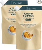 by Amazon Almond & Orange Shower Gel Refill, 2 x 1000ml