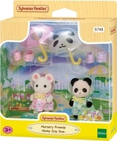 Sylvanian Families - 5748 Nursery Friends - Rainy Day Duo - Dollhouse Playsets