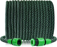 Hosepipes for Garden 50ft Plus, Lightweight Flexible Garden Hose, 1/2 and 3/4 Inch Fittings, Hose Pipe Treble Latex Core & 3750d Extra Strength Fabric, Tough Expanding Hose Pipes Kink-Free (50ft)…