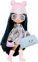 ​Barbie Extra Minis Travel Doll with Winter Fashion, Barbie Extra Fly Small Doll, Winter Clothes with Accessories, HPB20