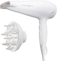 Remington Hair Dryer Ionic (Ionic Conditioning for Frizz-Free and Shiny Results,3 Heat & 2 Speed Settings and Cool Shot, 2 Attachments: Diffuser & Concentrator, 2200W) D3199 [Amazon Exclusive]