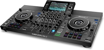 Denon DJ SC LIVE 4 - Standalone DJ Controller, 4-Channel Mixer, Amazon Music Unlimited Streaming, Wi-Fi, Speakers, Serato DJ & Virtual DJ Compatible