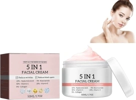 5 in 1 Face Cream, Anti Aging Face Cream for Women, High Moisturzing Face Cream