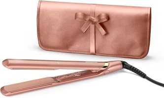 BaByliss Rose Gold Styler Hair Straighteners, Ultra-smooth ceramic plates, Multi-voltage, Ultra-fast 15 second Heat Up, 3 heat settings up to 235°C, Worldwide use