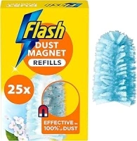 Flash Duster Dust Magnet Refills, Fluffy Dusters Refills, 25 Scented Dusters (5x5), Effective on 100% of Dust, Dust Magnet