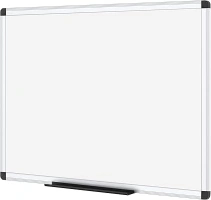 VIZ-PRO Magnetic Dry Erase Board, Silver Aluminium Frame, 60 x 45 cm
