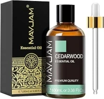 MAYJAM Cedarwood Essential Oils 100ML, Cedarwood Oil for Diffuser, Humidifier, DIY, Home, Office