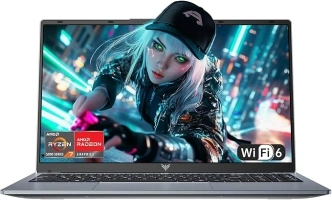 2025 Laptop with AMD Ryzen7 5825U,8-core Processor (Up to 4.5GHZ),16GB DDR4 RAM 512GB SSD,15.6 Inch Full HD IPS Display laptops computer,WiFi 6,Bluetooth5.2,4800mAh Battery,Dual Speakers,HDMI