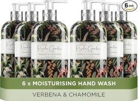 Baylis & Harding Royale Garden Verbena & Chamomile Hand Wash, 500 ml (Pack of 6) - Vegan Friendly