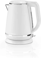 Cuisinart Jug electric kettle, Fast boil, cordless kettle, 3KW, Warm White, Stainless Steel, Matte Finish, 1.5L Capacity, Part of coordinating kettle and toaster sets.