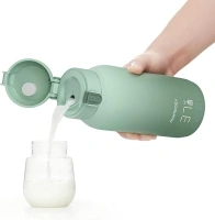 Momcozy Portable Milk Warmer for Travel, Fast Heating & Long Battery Life, Portable Bottle Warmer with Dual Heating Modes for Breastmilk & Water, 500 ml Large Capacity to Meet All-Day Needs