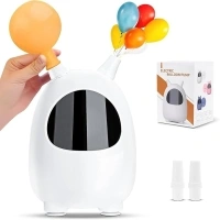 Balloon Pump, Mini Size Dual Nozzle Electric Balloon Blower Machine, Electric Balloon Inflator for Decoration, Party, Wedding, Graduation (230V, 600W)
