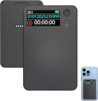 AI Voice Recorder, 64 GB Recorder Transcribe Summarise and Mind-Map with AI Technology, One-Touch Recording, Noise Reduction, for Meetings, Learning, Calls, Supports 112 Languages,Black