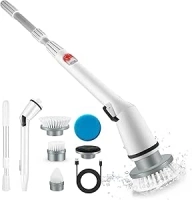 Yolispa Cordless Electric Spin Scrubber Power Cleaning Brush for Bathroom Bathtub Floor