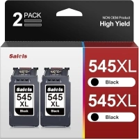 545XL Ink Cartridges Black Replacement for Canon 545 Black Ink Cartridges XL PG545XL PG-545XL PG545 PG-545 XL for Canon Pixma TS3150 MG3050 TR4550 TS3350 MG2950 TR4551 TS3355 Packing May Vary