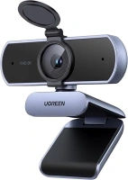 UGREEN 2K/30fps Webcam for PC, Automatic Light Correction, Webcam with Dual Microphones, Privacy Cover, Plug & Play, PC Camera for Mac, Laptop, Zoom, Skype, Streaming, Video Calling & Conferences
