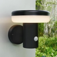 NBHANYUAN Lighting LED Outdoor Wall Light with Motion Sensor,PIR Outside Sensor Lights,IP44 Weatherproof,SUS304 Stainless Steel Wall Lights for Patio Porch Front Door,3000K Warm White 1000LM