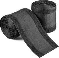 Cable Grip Floor Cable Cover Cords Cable Protector Cable Management Only for Commercial Office Carpet (Black,20 Feet)