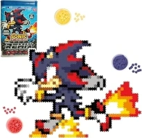 TOMY Jixelz® Remix Sonic The Hedgehog Craft Kit – Running Shadow – 700+ Pieces