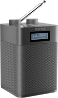 Mycket DAB/DAB+ Digital & FM Radio, USB Rechargeable and 2200mAh Battery Powered Radio,Portable DAB Radio, Radio with Bluetooth/U Disk, 80 Preset Stations,Headphone Jack, LED Display, for Home,Travel