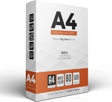Multi-Purpose A4 Printer Paper, White, 80gsm, 500 Sheets – Compatible A4 Paper with Inkjet, Laser Printers & Copiers, Perfect for Home & Office Use (500 Sheets)