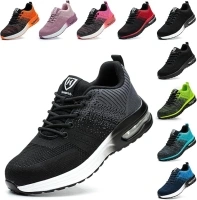 Safety Trainers Men Womens Steel Toe Trainers Lightweight Comfortable Safety Shoes Work Trainers Non Slip & Breathable