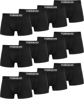 Mens Boxers Shorts 12 Pack, Cotton Underwear Briefs for Men, Breathable Underpants, No Itchy Labels Retro Undertrunk (M-3XL)