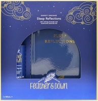 Feather & Down Sleep Reflections Gift Set (100ml Pillow Spray & Journal) - Infused with Lavender & Chamomile Essential Oils. Cruelty Free. Vegan Friendly.