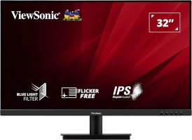 ViewSonic VA3209-2K-MHD 32-inch 2K QHD IPS Monitor, 75Hz VRR, HDR10, with HDMI, DisplayPort, Integrated Speakers