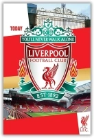 Liverpool Football Club Birthday Card. Comes with Stickers to Personalise your Age and Name, Red