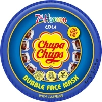 7th Heaven Chupa Chups Cola Bubble Face Mask with Caffeine