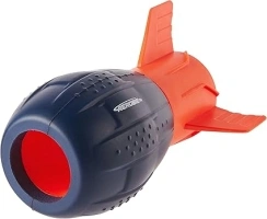 Aerobie Super Sonic Fin Catch Football Soft Toy Outdoor Toy for Children and Adults Ages 8+ (Blue/Orange)
