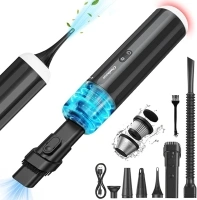Chuboor Handheld Vacuum Cleaner, Car Vacuum Cleaner with 13000Pa/120W High Power, Mini Hand Held Vacuum Cordless Powerful Rechargeable, Car Hoover for Car,Home,Outdoor, pet hair Air Blower-P16