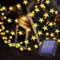 Outdoor Solar Lights - Star Lights with 50 LED, 24ft Cable for Garden, Home, Party, Patio Decorative Lighting