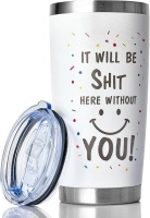 Leaving Gifts for Colleagues Women Men, New Job Gift Coworkers Leaving Gifts, Funny 20oz Travel Mugs for Colleagues, Good Luck Work Colleague Retirement Presents