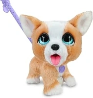 Just Play furReal Poop-A-Lots Corgi Interactive Toy, 8-inch Walking Plush Puppy, 14-pieces, Pretend Play, Kids Toys for Ages 4 Up
