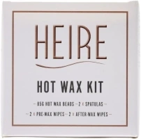 Heire Hot Wax Kit | Professional At-Home Hair Removal | Strip-Free Wax for Precise Hair Removal on Face, Brows, Bikini, and Underarms | Salon-Quality Results