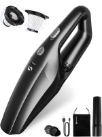 SERVOMASTER Handheld Vacuum Cleaner, Powerful Car Vacuum Cleaner Cordless, Rechargeable Portable Lightweight Mini Vacuum, Hand Vacuum for Home Car Carpet Stairs Pet Hair Cleaning