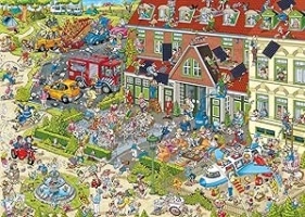 Ravensburger Ray Comic Series - The Hotel - 1000 Piece Jigsaw Puzzle for Kids Age 12+
