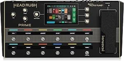 HeadRush Prime - Guitar & Vocal Multi Effects Pedal & Amp Modelling Processor with Amp Cloner, Antares Auto-Tune, WiFi, Touchscreen, Looper & Bluetooth
