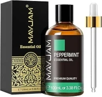 MAYJAM Peppermint Essential Oils 100ML, Peppermint Oil for Diffuser, Humidifier, DIY, Home, Office