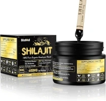 Shilajit Pure Himalayan Shilajit Resin Gold Grade Shilajit with Fulvic Acid & 85+ Trace Minerals for Energy & Immune System Boost, 50g